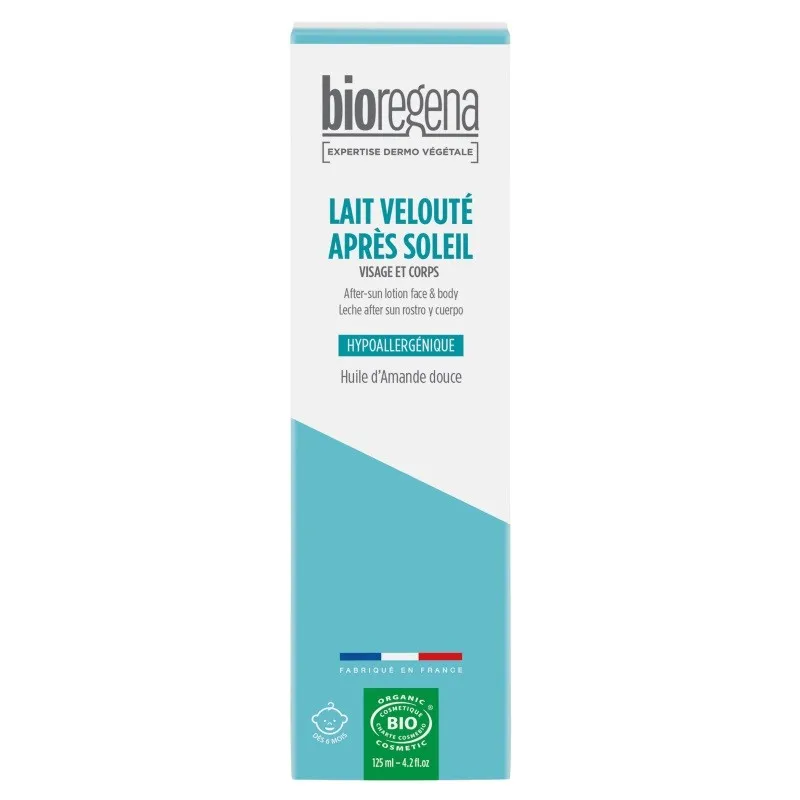 Bioregena Lait Velouté Après Soleil Bio 125ml