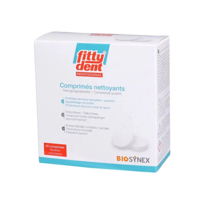Biosynex Fitty 32 Comprimés Nettoyants Prothèse Biosynex Fitty 32 Comprimés Nettoyants Prothèse