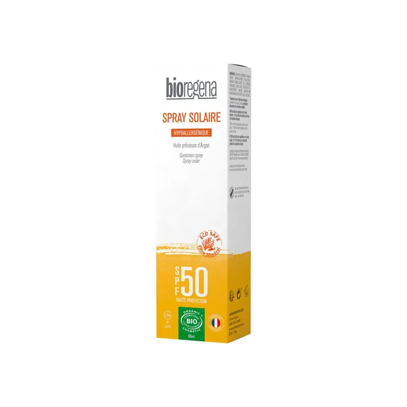 Bioregena Spray Solaire SPF50 Bio Vegan 90ml Bioregena Spray Solaire SPF50 Bio Vegan 90ml