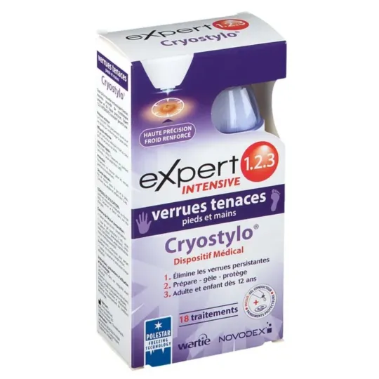 Expert 123 Cryostylo Verrues Tenaces Pieds et Mains Expert 123 Cryostylo Verrues Tenaces Pieds et Mains