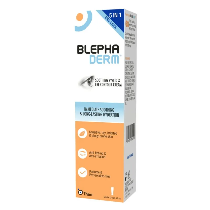 Théa Blephaderm Contour de l'Oeil et Paupières Crème 40ml Théa Blephaderm Contour de l'Oeil et Paupières Crème 40ml