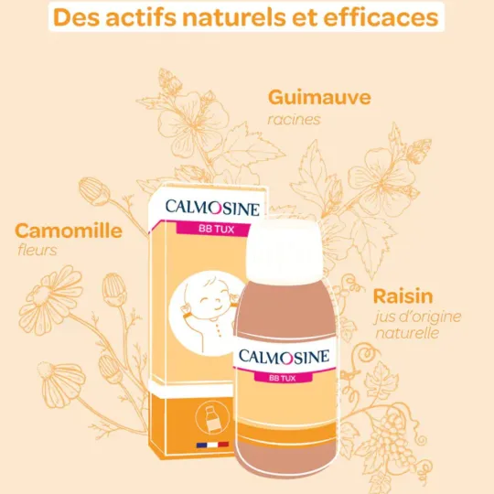 Calmosine Bébé Tux Sirop Bio 100ml