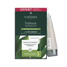 Furterer Triphasic Progressive 8 Flaconnettes + Shampooing 100ml OFFERT