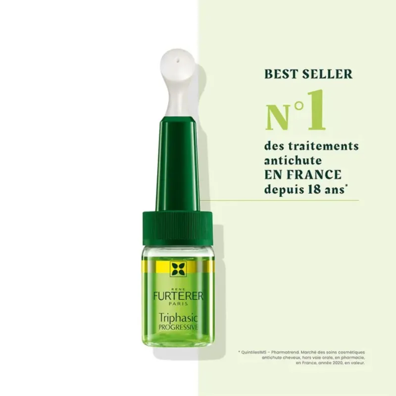 Furterer Triphasic Progressive 8 Flaconnettes + Shampooing 100ml OFFERT Furterer Triphasic Progressive 8 Flaconnettes + Shampooing 100ml OFFERT