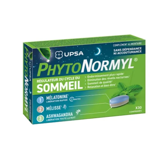 Upsa Phytonormyl Sommeil 30 comprimés Upsa Phytonormyl Sommeil 30 comprimés