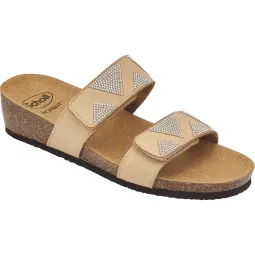 Scholl Sandale Dubai 2 Straps Beige