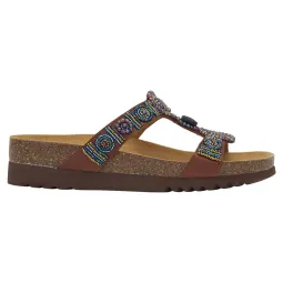 Scholl Mule New Bogota Wedge Brown