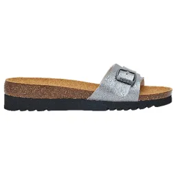 Scholl Mule Ginni Dark Silver