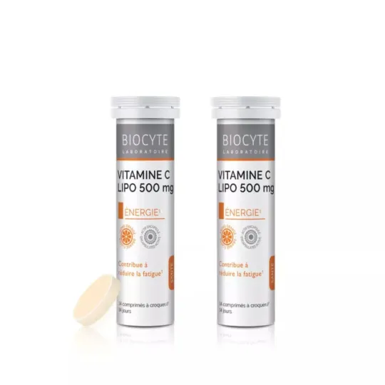 Biocyte Vitamine C Lipo 500mg 28 comprimés à croquer Biocyte Vitamine C Lipo 500mg 28 comprimés à croquer