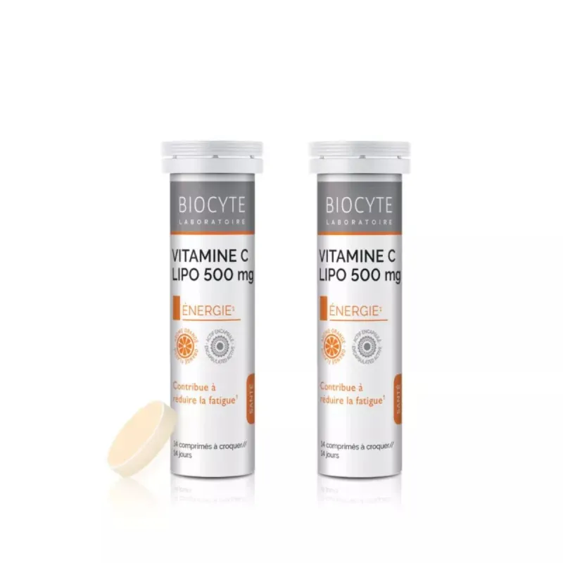 Biocyte Vitamine C Lipo 500mg 28 comprimés à croquer Biocyte Vitamine C Lipo 500mg 28 comprimés à croquer