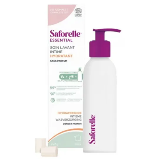 Saforelle Essential Soin Lavant Intime Hydratant Kit de Démarrage