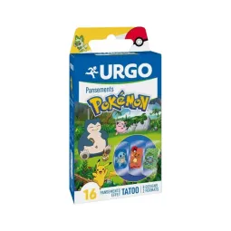 Urgo 16 Pansements Pokémon Tatoo