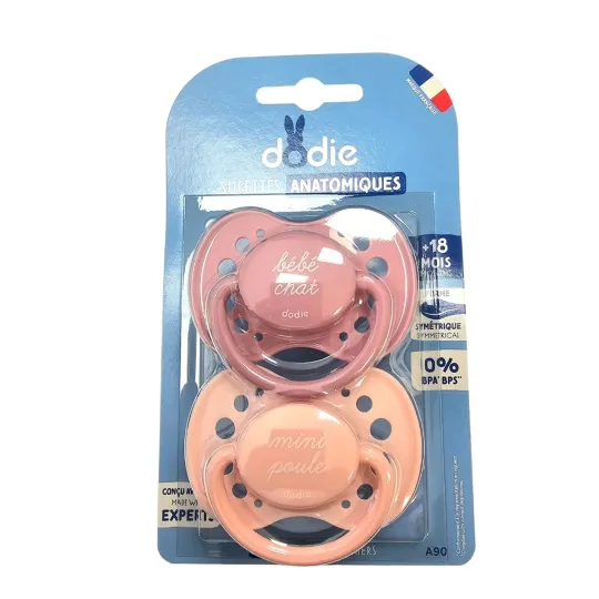 Dodie 2 Sucettes Anatomiques +18 Mois Sun Rose Dodie 2 Sucettes Anatomiques +18 Mois Sun Rose