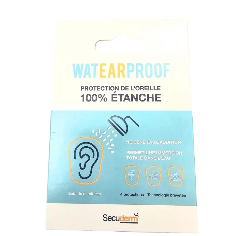 Secuderm Watearproof 4 Protections Oreille Secuderm Watearproof 4 Protections Oreille
