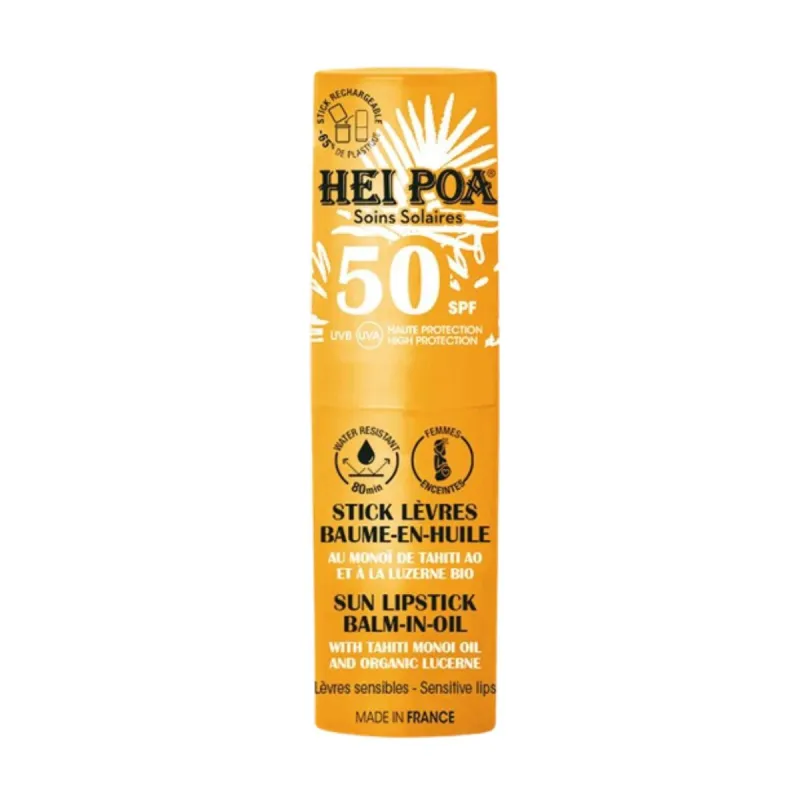 Hei Poa Stick Lèvres Baume en Huile SPF50+ Hei Poa Stick Lèvres Baume en Huile SPF50+