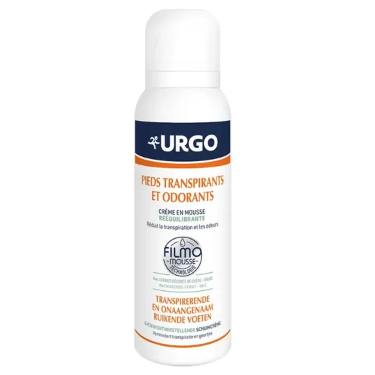 Urgo Pieds Transpirants et Odorants Crème en Mousse 125ml