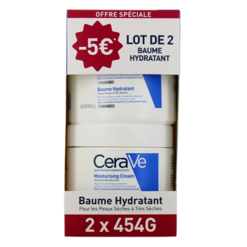 Cerave Baume Hydratant 2X454ml