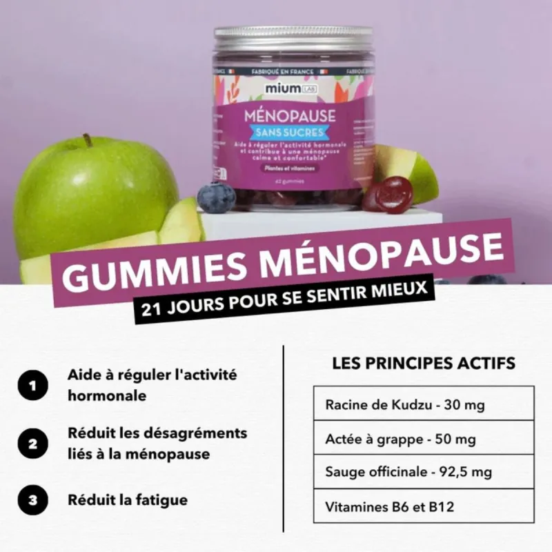 Mium Lab Ménopause 42 Gummies Mium Lab Ménopause 42 Gummies