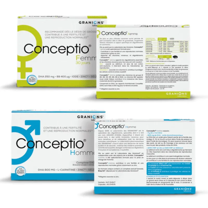 Granions Conceptio Homme Femme
