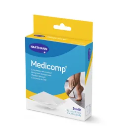 Hartmann Medicomp 10 Compresses Nontissé 7.5cmX7.5cm