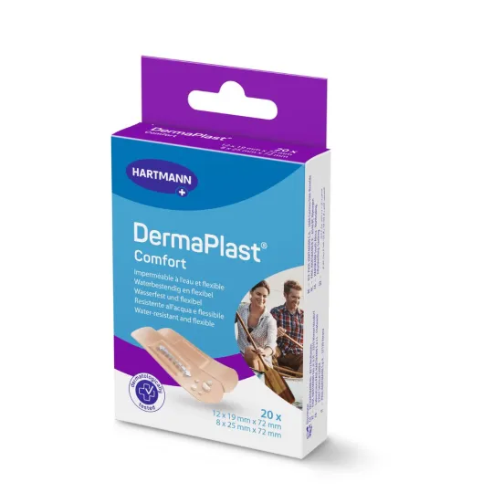 Hartmann DermaPlast Comfort 20 Pansements Imperméable Hartmann DermaPlast Comfort 20 Pansements Imperméable