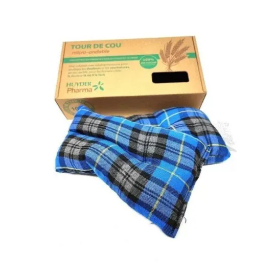 Huyder Pharma Bouillotte Tour de Cou Micro-ondable-Kilt