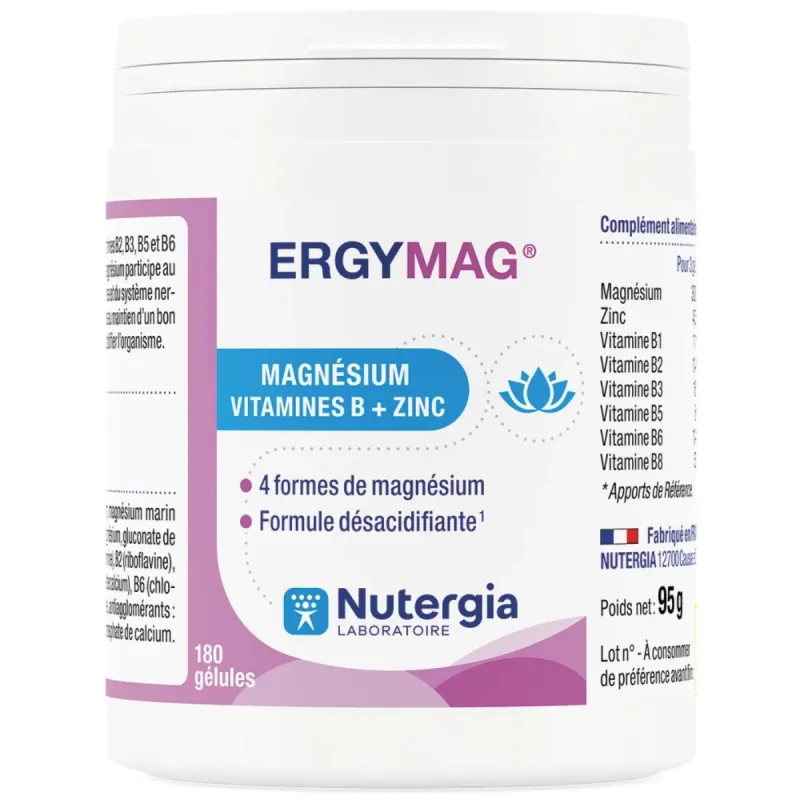 Nutergia Ergymag 180 Gélules