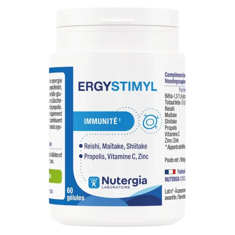 Nutergia Ergystimyl 60 Gélules