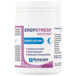 Nutergia Ergystress Sommeil 40 gélules