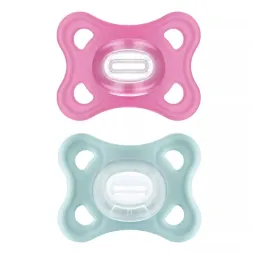 MAM 2 Sucettes Comfort 2-12M Rose