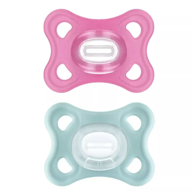 MAM 2 Sucettes Comfort 2-12M Rose