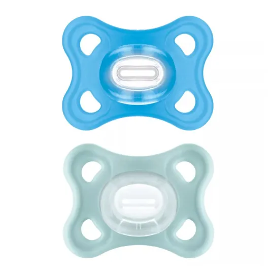 MAM 2 Sucettes Comfort 2-12M Bleu MAM 2 Sucettes Comfort 2-12M Bleu