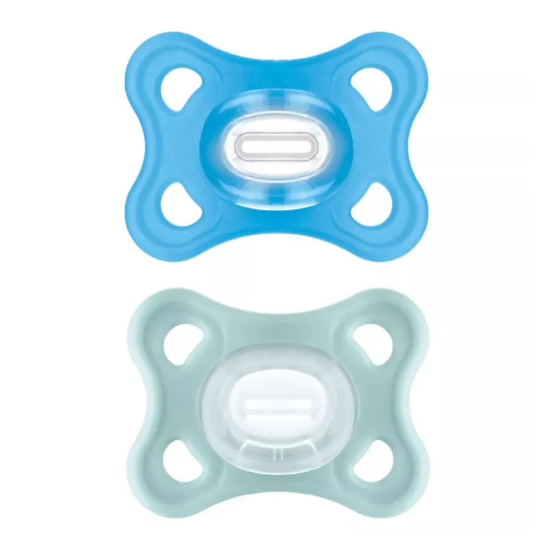 MAM 2 Sucettes Comfort 2-12M Bleu MAM 2 Sucettes Comfort 2-12M Bleu
