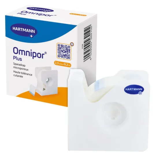 Hartmann Omnipor Sparadrap Microporeux 2.5cmX9.2m Hartmann Omnipor Sparadrap Microporeux 2.5cmX9.2m