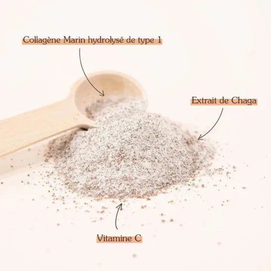 Saève Immortalis Chaga Collagène Marin & Chaga Vitamine C 174g