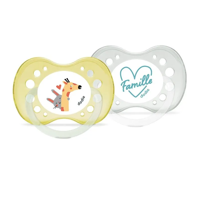 Dodie 2 Sucettes Anatomiques Silicone +18mois