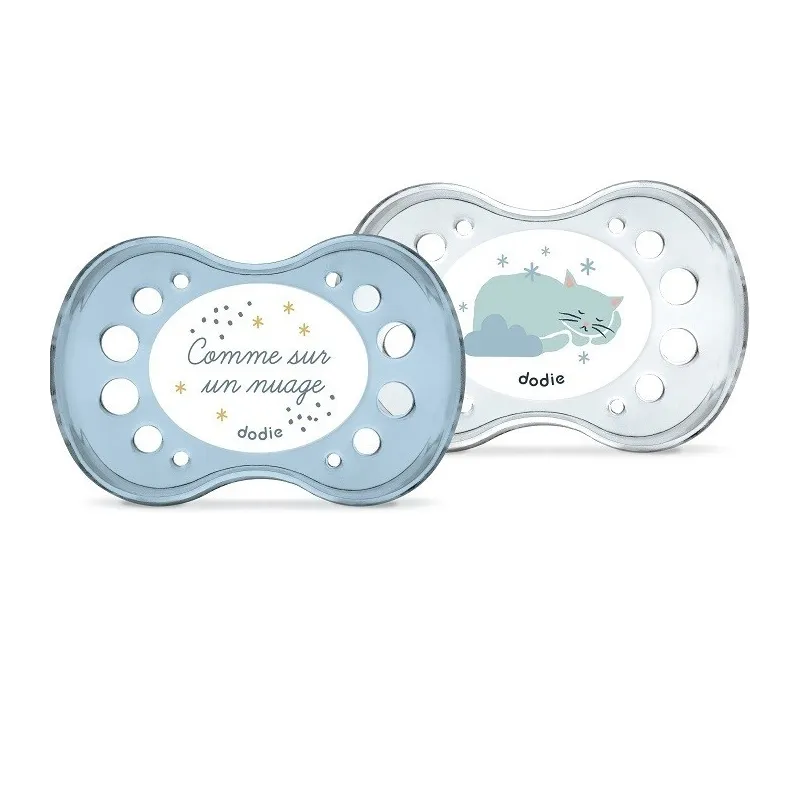 Dodie 2 Sucettes Anatomiques Nuit +6mois Lapin Dodie 2 Sucettes Anatomiques Nuit +6mois Lapin