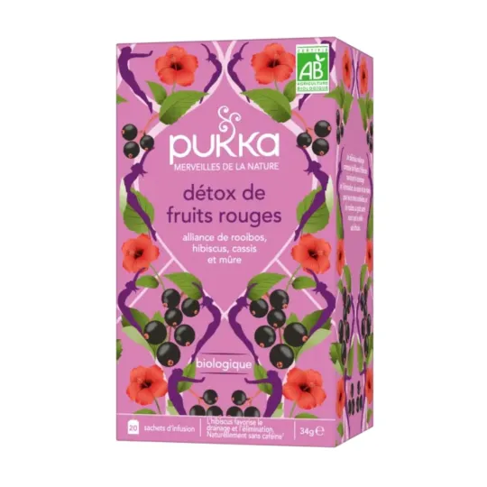 Pukka Détox de Fruits Rouges Bio 20 Sachets Pukka Détox de Fruits Rouges Bio 20 Sachets