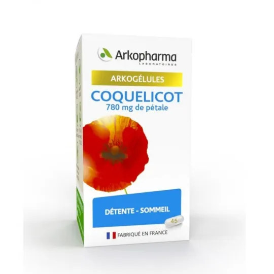 Arkopharma Arkogélules Coquelicot 45 gélules Arkopharma Arkogélules Coquelicot 45 gélules