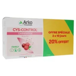 Arkopharma Cys-control Canneberge Sachets 2X20