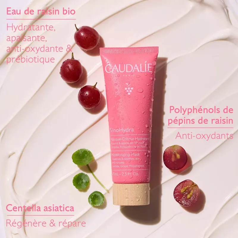 Caudalie VinoHydra Masque-Crème Hydratant 75ml Caudalie VinoHydra Masque-Crème Hydratant 75ml