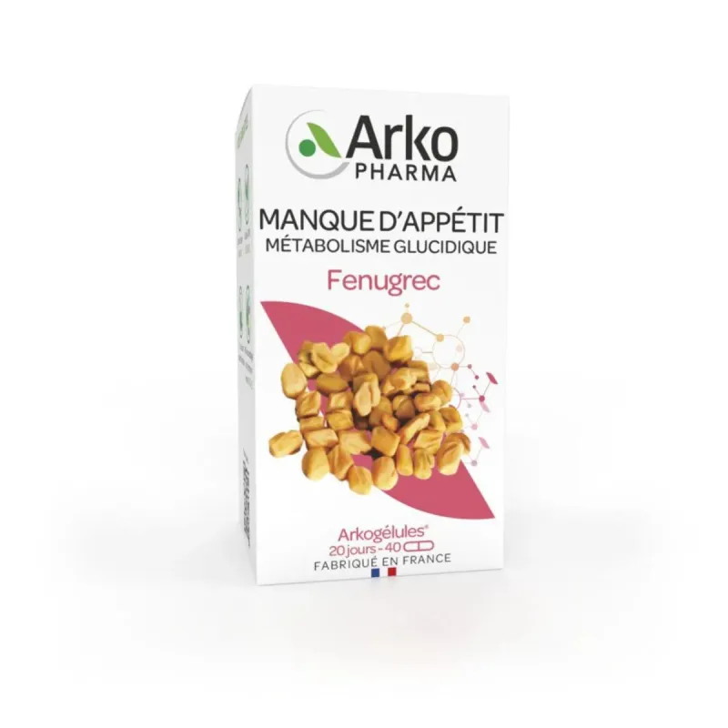 Arkopharma Arkogélules Fenugrec 40 gélules Arkopharma Arkogélules Fenugrec 40 gélules