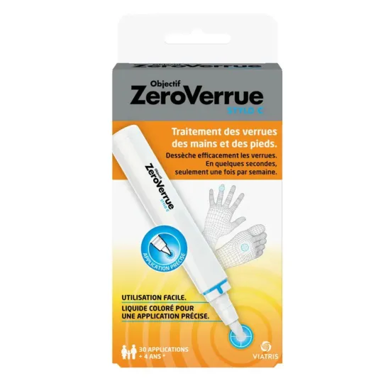 Objectif ZéroVerrue Stylo C Mains et Pieds 3ml Objectif ZéroVerrue Stylo C Mains et Pieds 3ml