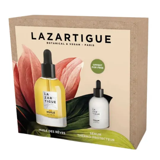 Lazartigue Huile Des Rêves 50ml + Sérum Thermo Protecteur 10ml OFFERT Lazartigue Huile Des Rêves 50ml + Sérum Thermo Protecteur 10ml OFFERT