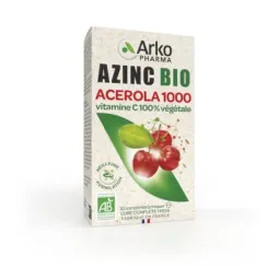Arkopharma Azinc Bio Acérola 1000 30 comprimés à Croquer