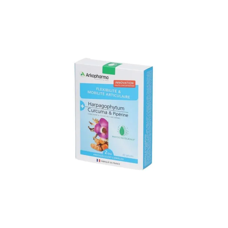 Arkogélules Complex Flexibilité et Mobilité Articulaire 40 gélules Arkogélules Complex Flexibilité et Mobilité Articulaire 40 gélules