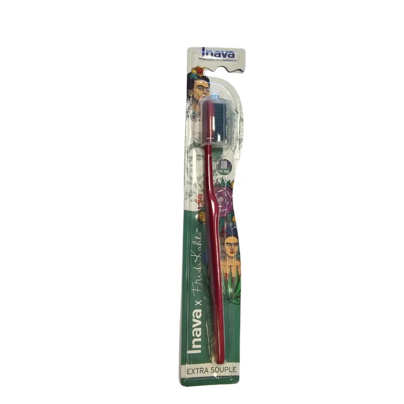 Inava Brosse à Dents Extra Souple Frida Kalho Inava Brosse à Dents Extra Souple Frida Kalho