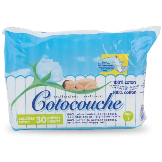 Cotocouche 30 Couches Coton Anti-allergie 1er âge
