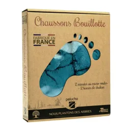 Bouillotte Pelucho Chausson Bleu Extensible 36-43