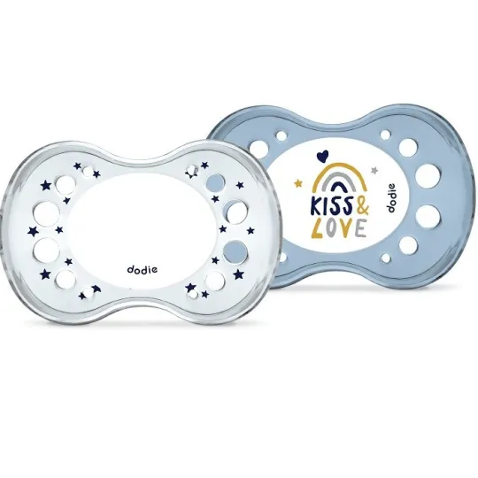 Dodie 2 Sucettes Anatomiques Nuit +6mois Ours Dodie 2 Sucettes Anatomiques Nuit +6mois Ours